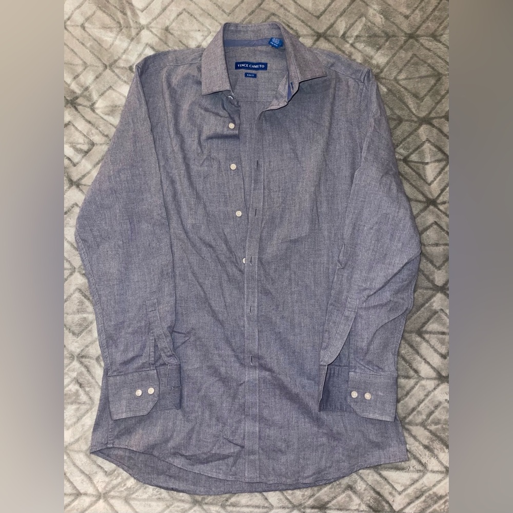 Men’s Vince Canute Slim Fit Long Sleeve Button Down Shirt